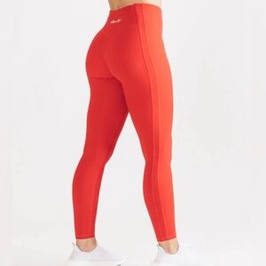 ALPHALETE pulse kinetic legging in vibrant red size small